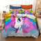 Rainbow Room Unicorn Bed Set